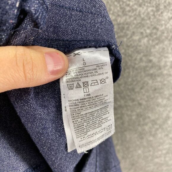 Old Navy Activewear Pants Women L Large Gray Stivie High Rise Pull On Skinny - Picture 9 of 10